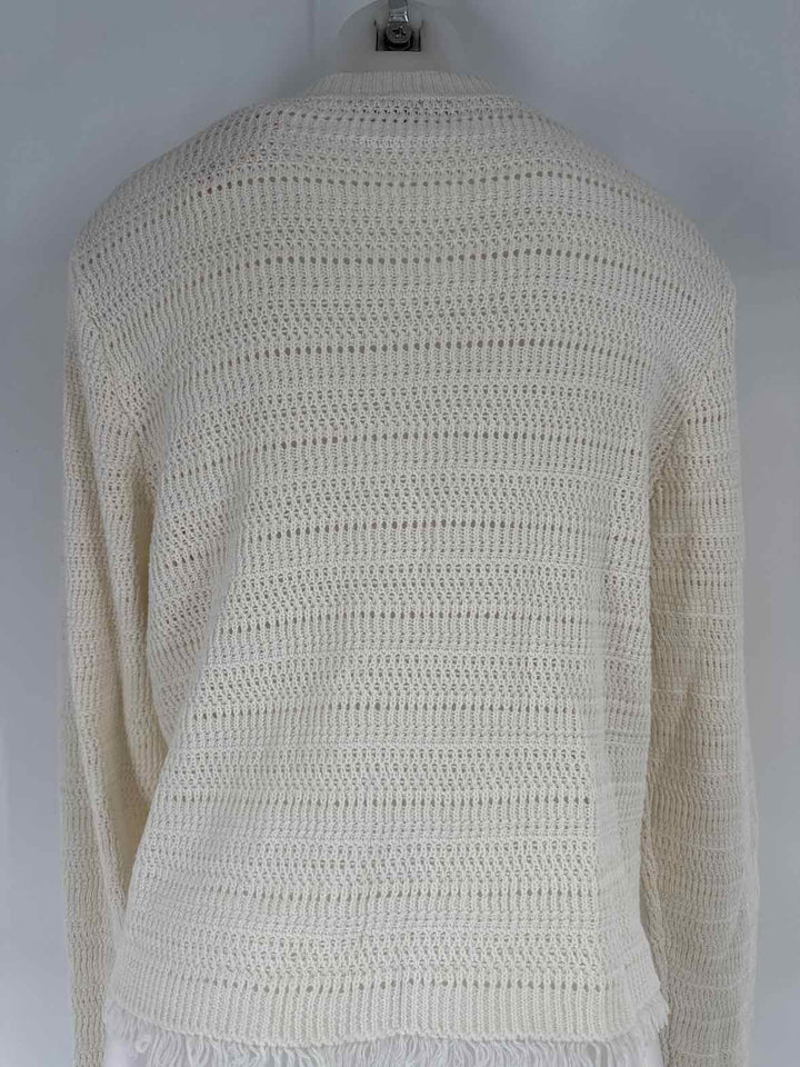 Size L KOBI HALPERIN Ivory Knit Cardigan