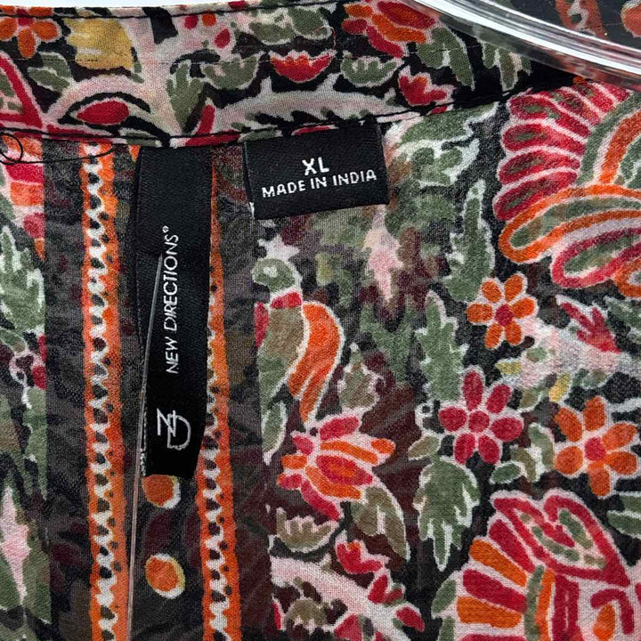 Size XL NEW DIRECTION Multi-Color Shirt