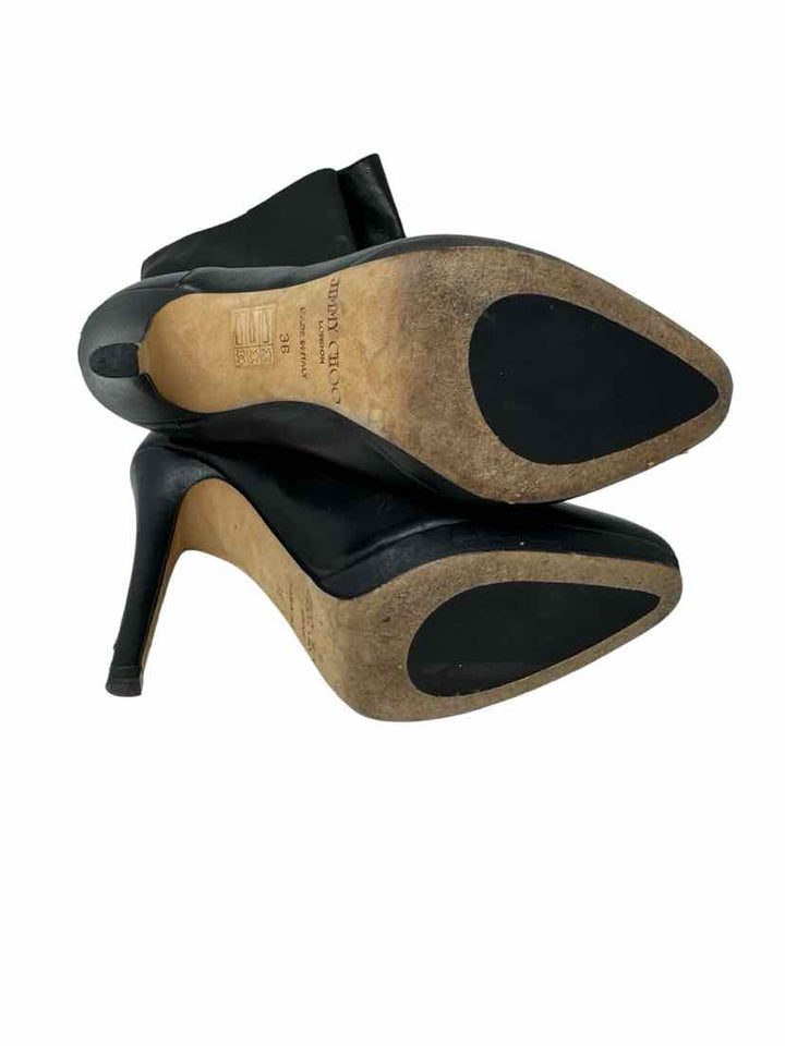 Shoe Size 36 JIMMY CHOO Black Leather Boots