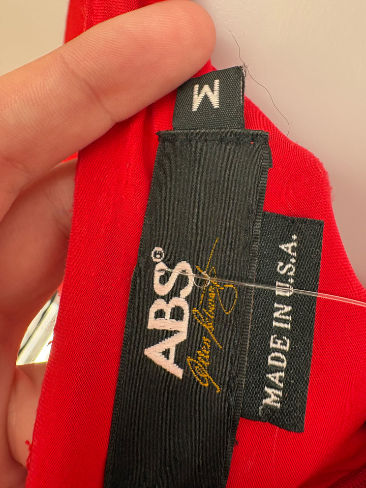 Size M ABS Red Dress