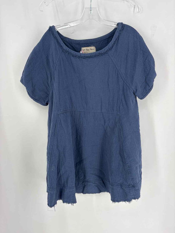 Size XS WE THE FREE Blue Shirt