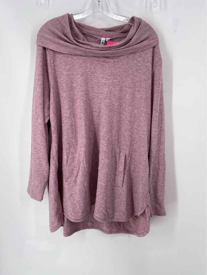 Size 2X CABLE & GAUGE Pink Sweater
