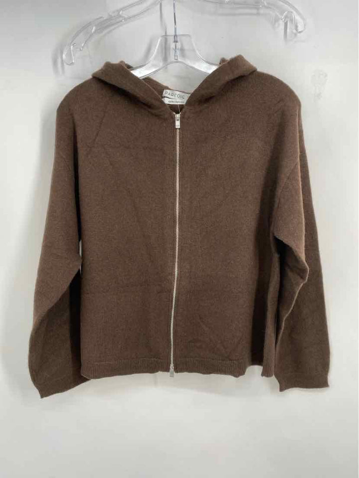 Size XS Brown Cashmere Cardigan