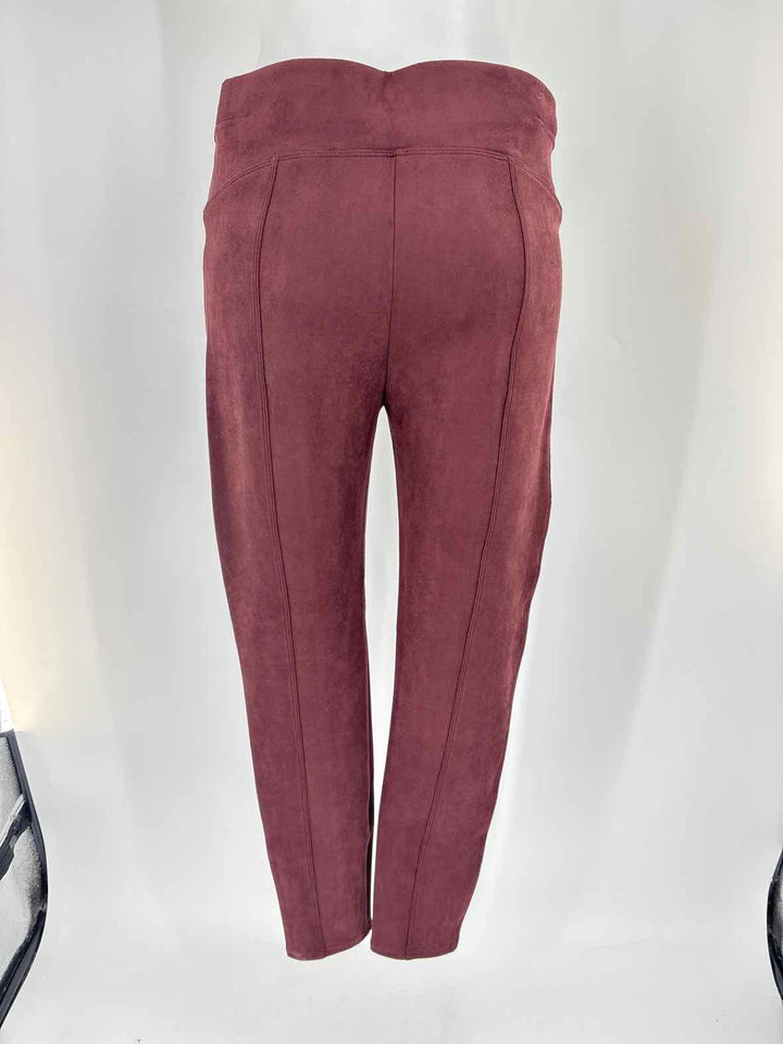 Size L SPANX Burgundy Pants