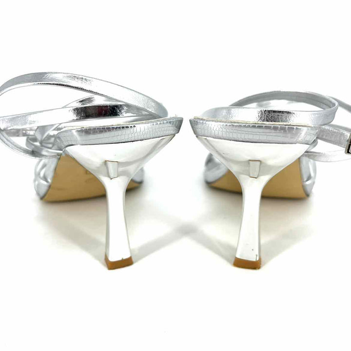 Shoe Size 42 Silver Pumps