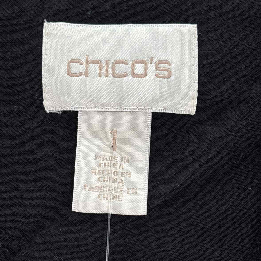 Size M Chico's Black Shirt