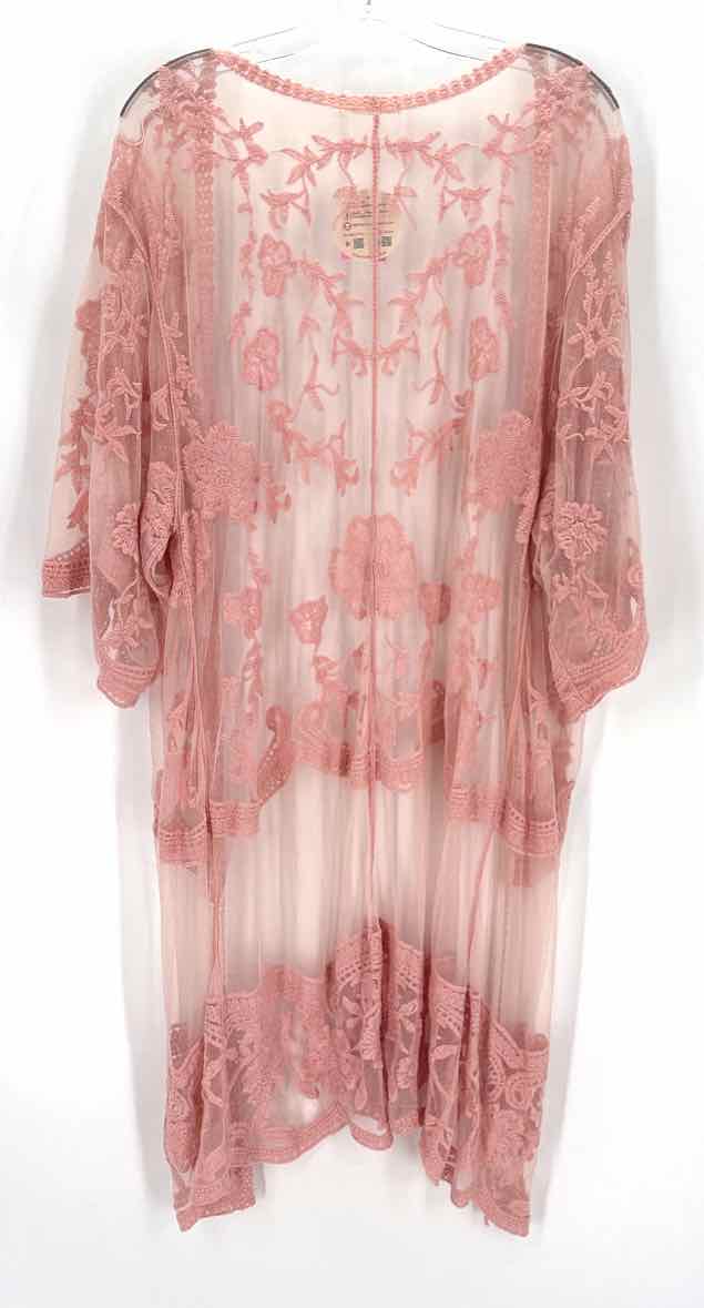 Size One Size Pink Lace Shirt