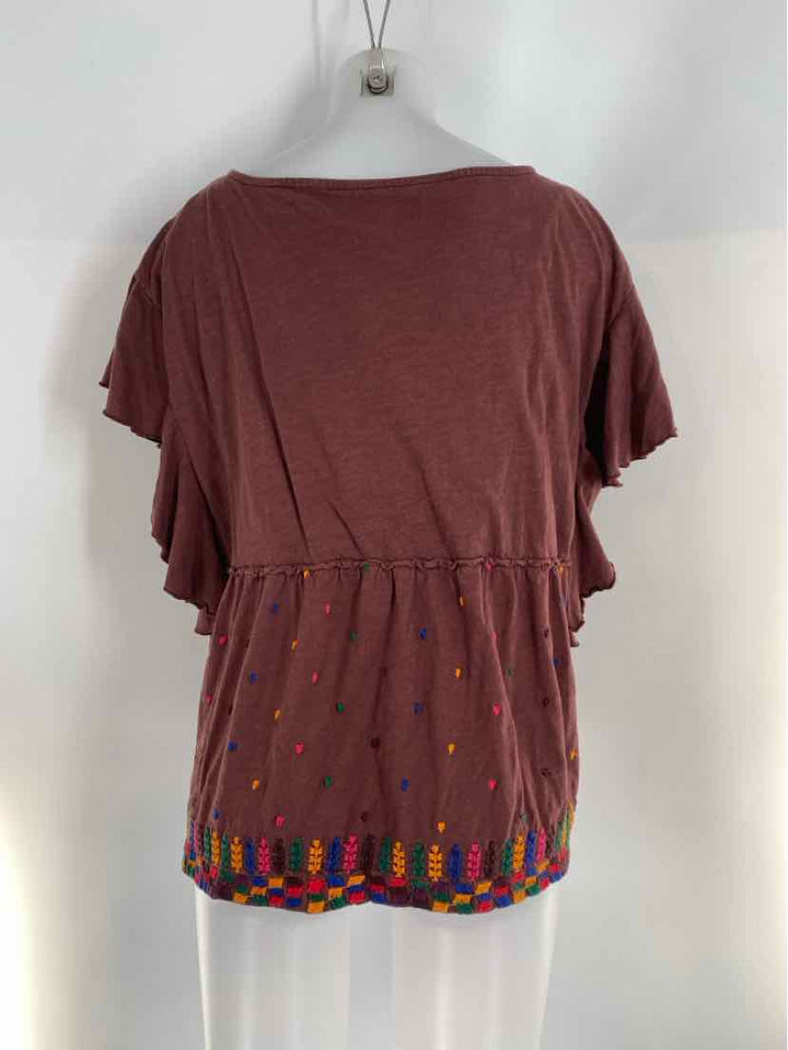 Size XL Anthropologie Brown Shirt