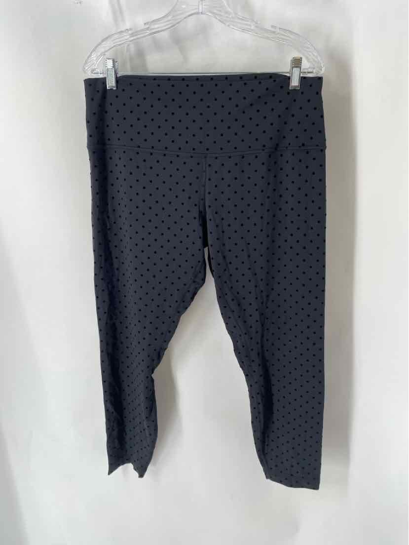 Size 16 Lululemon Black Print Pants