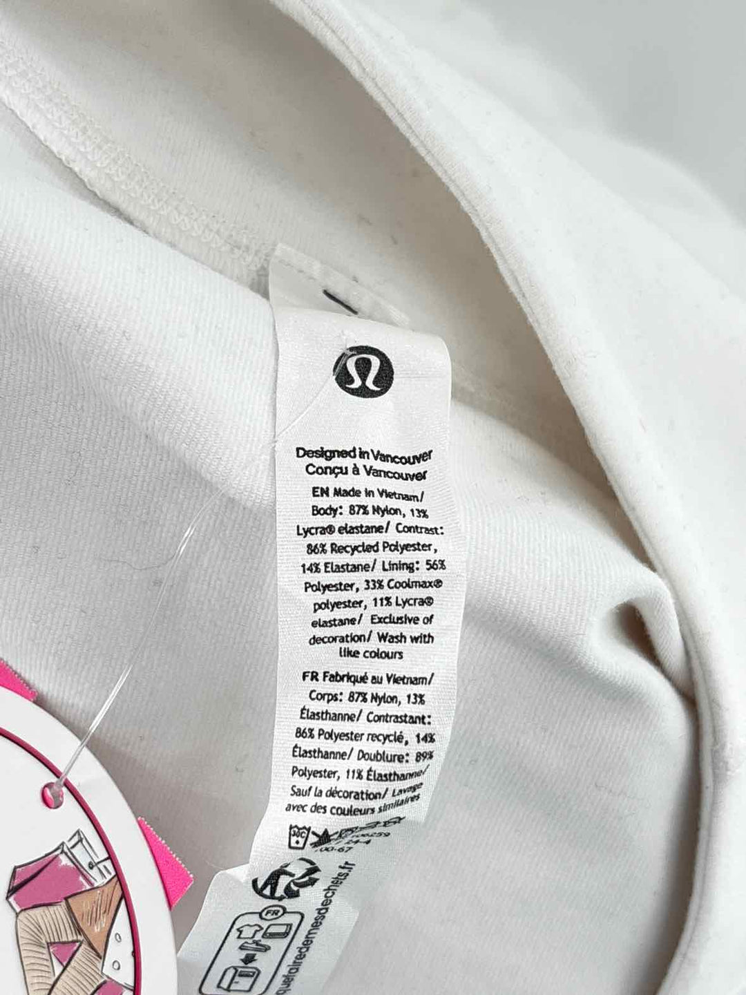 Size 12 Lululemon White Jacket