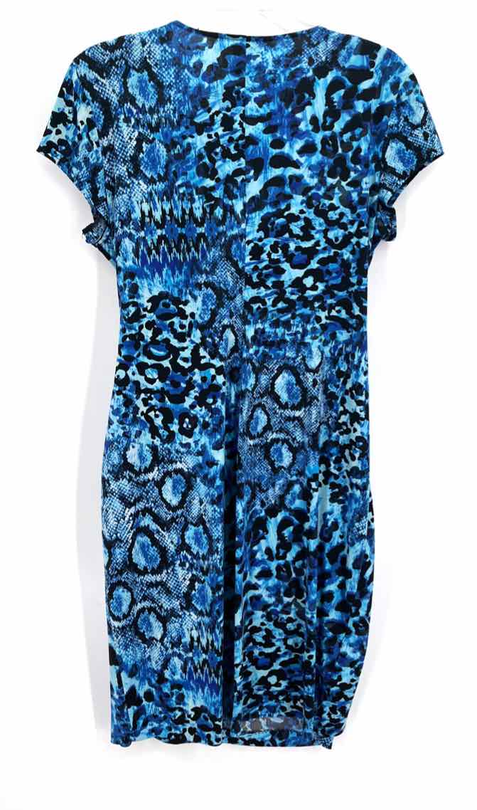 Size XL CACHE Blue Print Dress