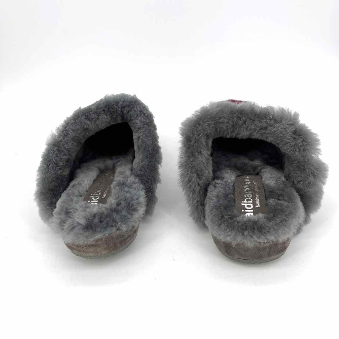Shoe Size 37 Pink Beaded Slippers