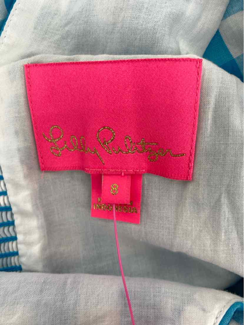 Size 8 Lilly Pulitzer Blue Shirt