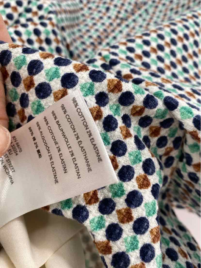 Size 6 Anthropologie Blue Print Shorts