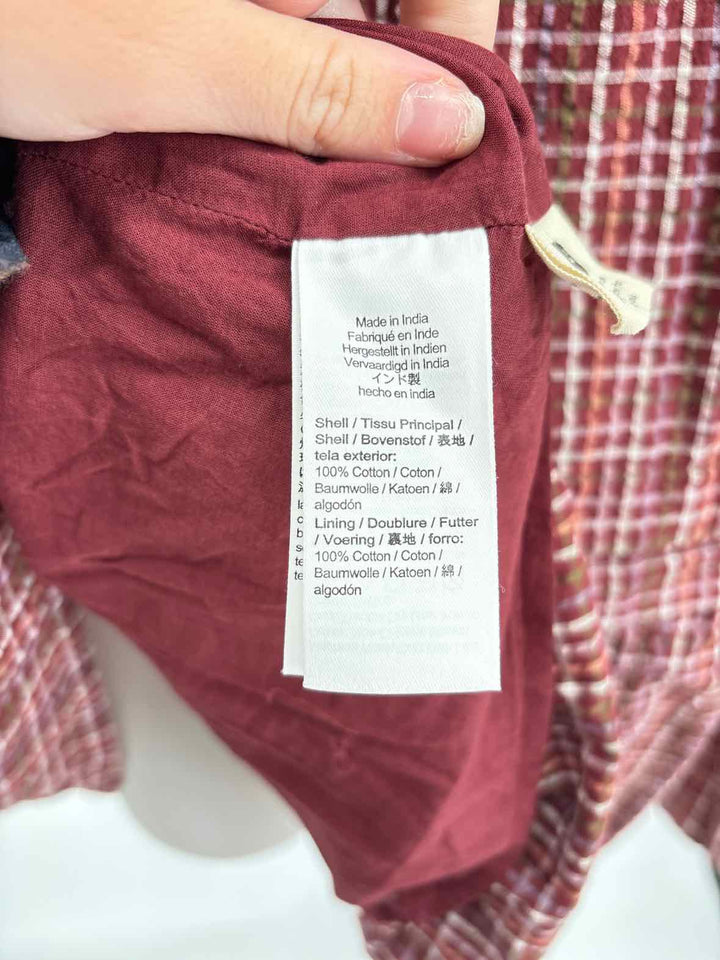 Size M MADEWELL Burgundy Dress