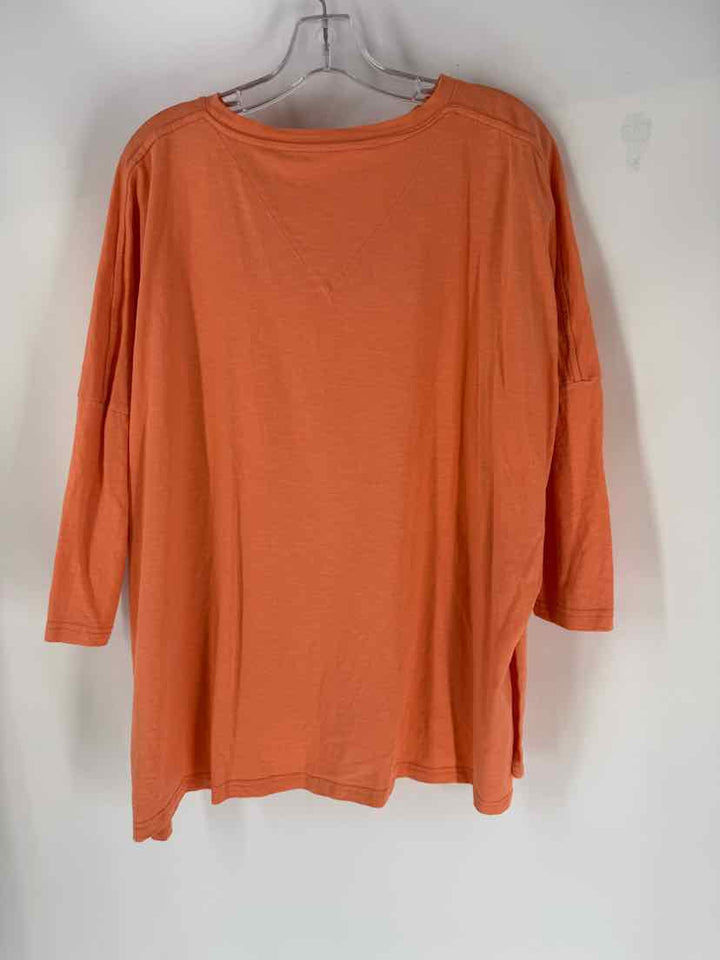 Size L MERSEA Orange Cotton Shirt