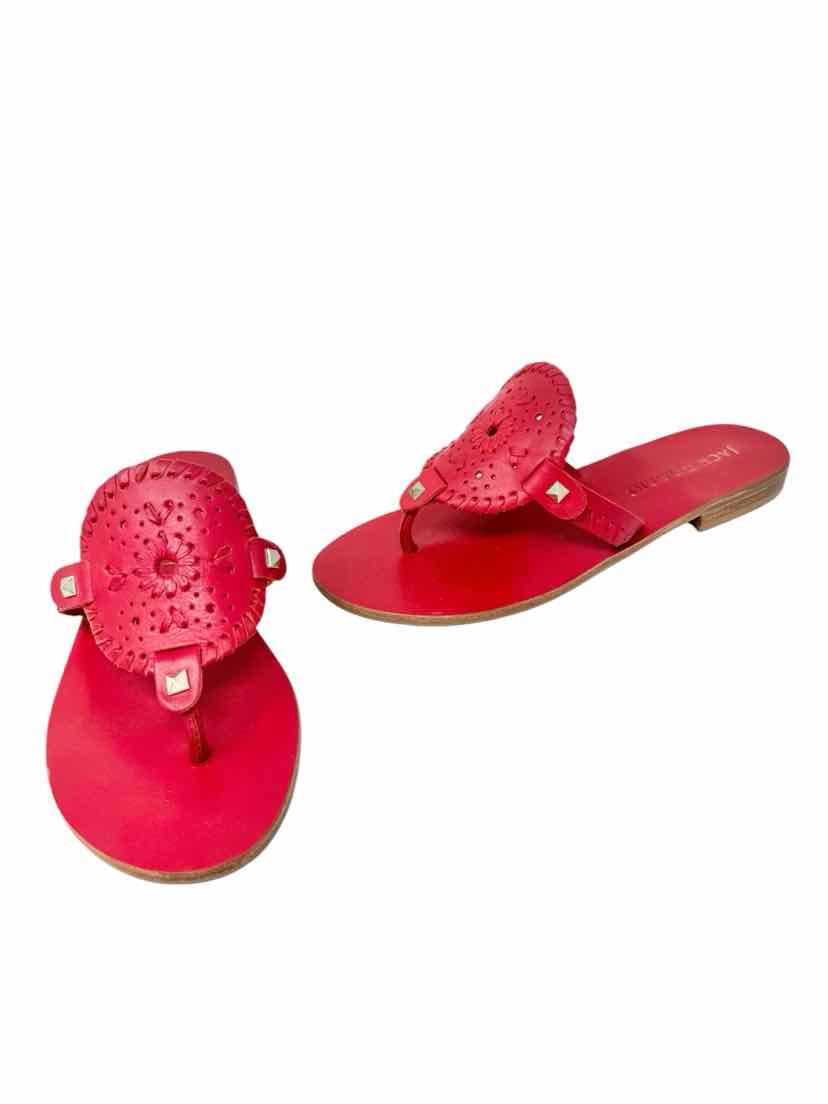 Shoe Size 7 Jack Rogers Red Sandals
