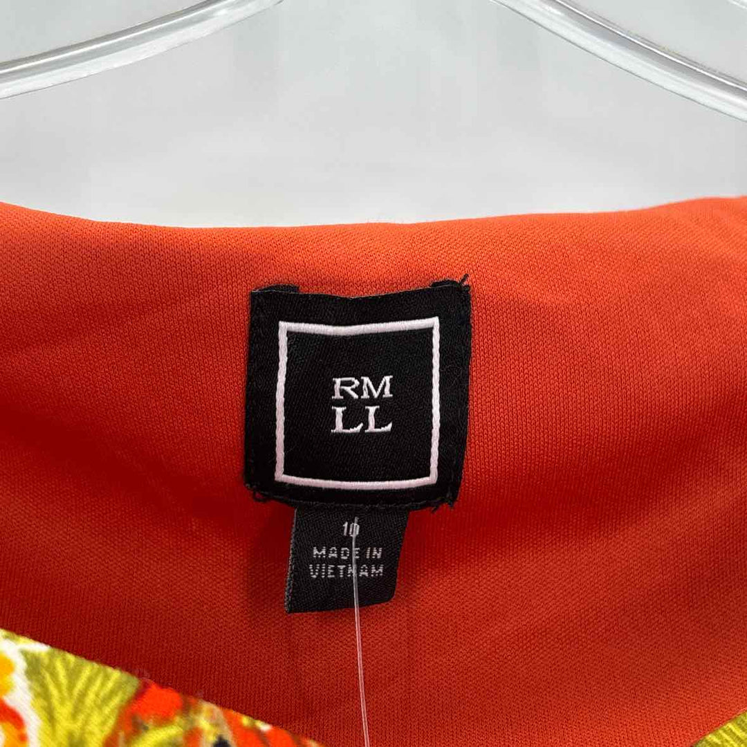 Size 10 ORANGE PRINT Dress