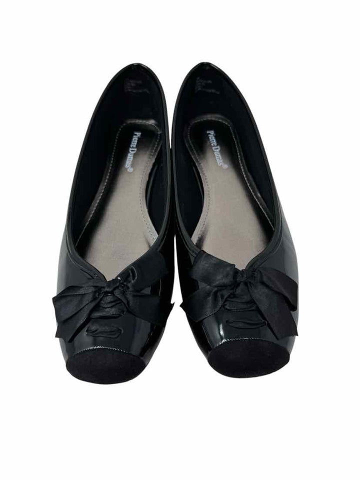 Shoe Size 10 Black PATENT Flats
