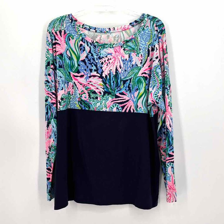 Size XL Lilly Pulitzer Teal Shirt