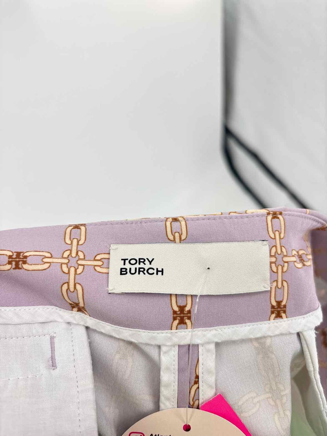 Size 10 Tory Burch Purple Print Skirt