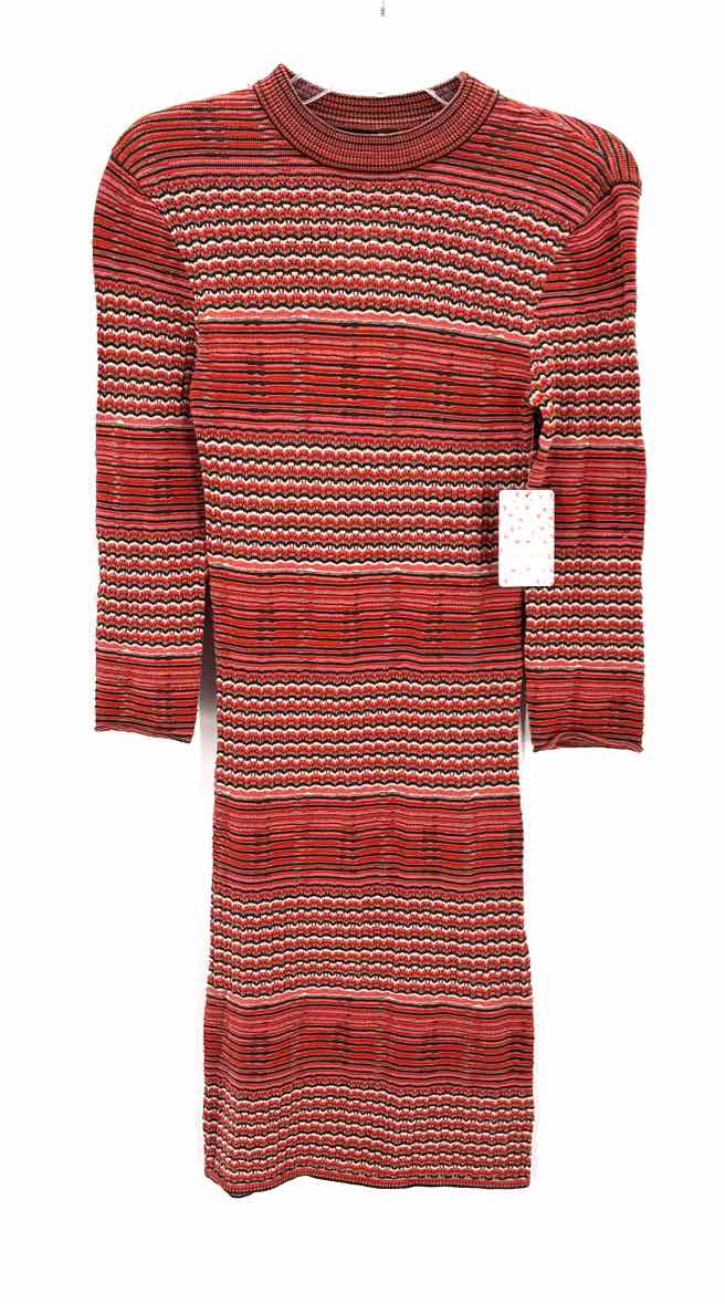 Size M FREE PEOPLE Multi-Color Knit Dress