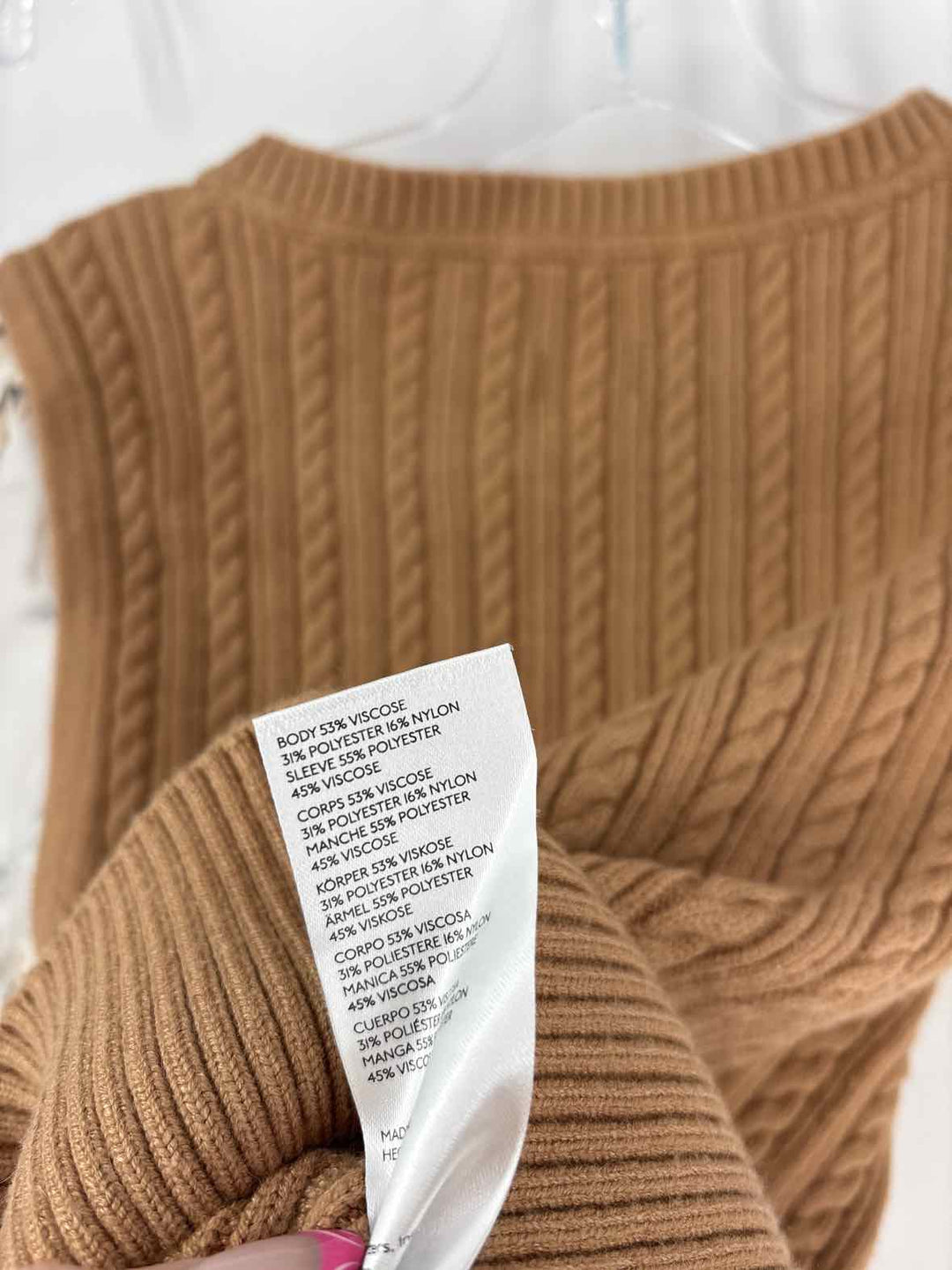 Size XS MAEVE Brown Sweater