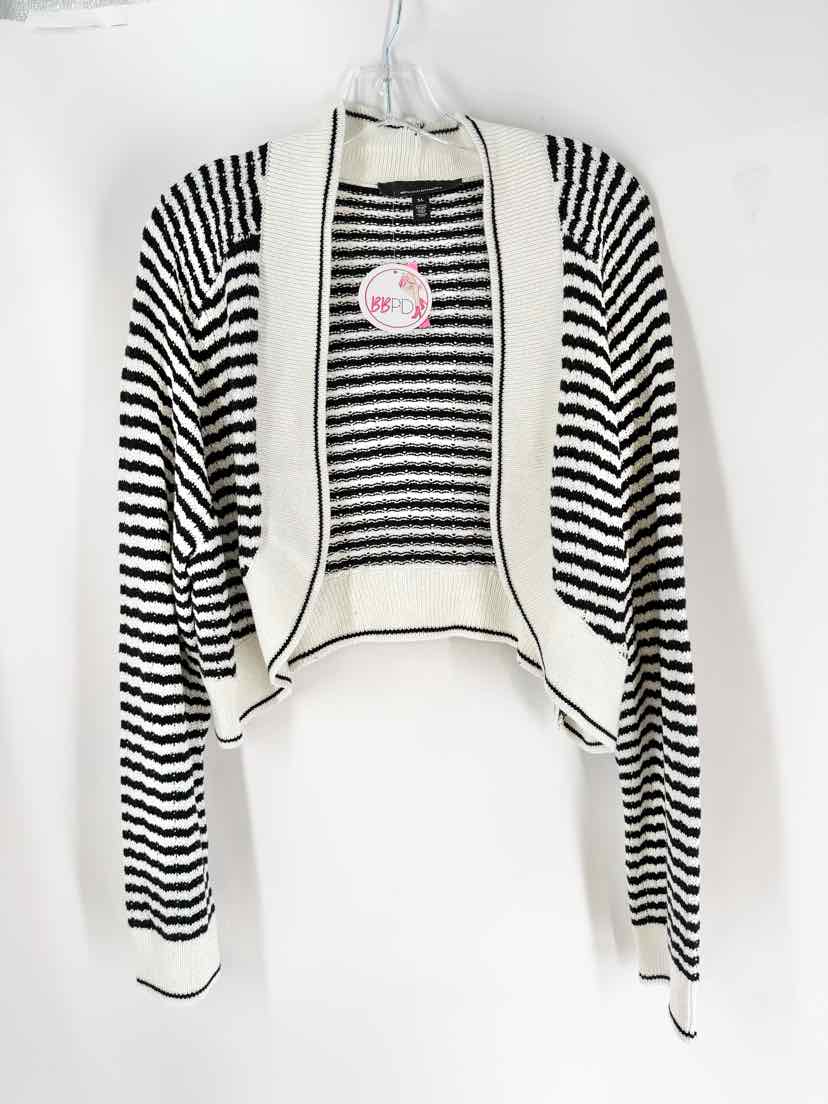 Size XL White House Black Market Black/White Sweater