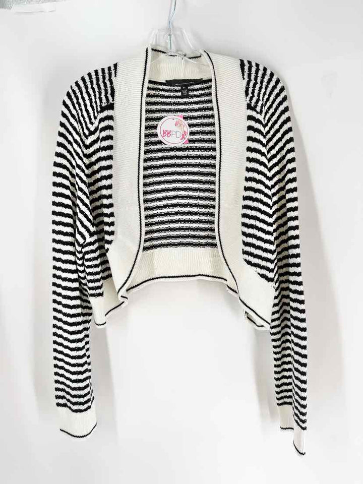 Size XL White House Black Market Black/White Sweater