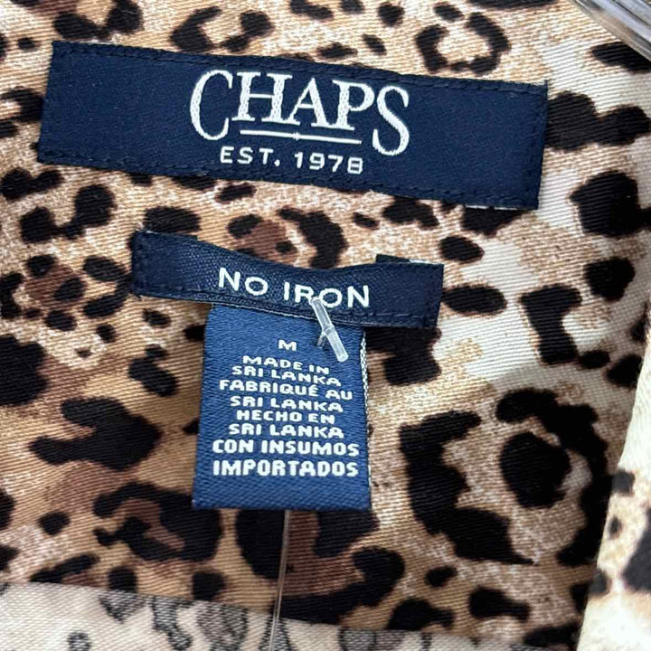 Size M CHAPS Brown Shirt
