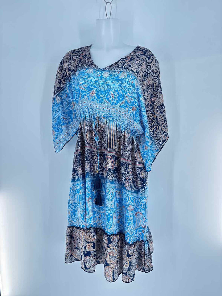 Size S/M Blue Print Dress