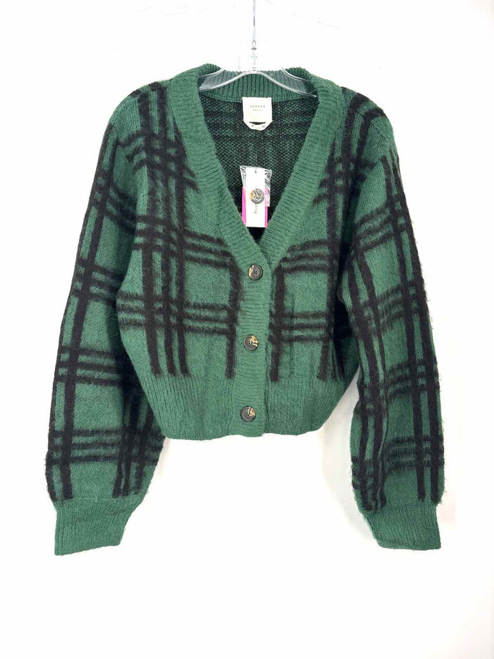 Size M Green Cardigan