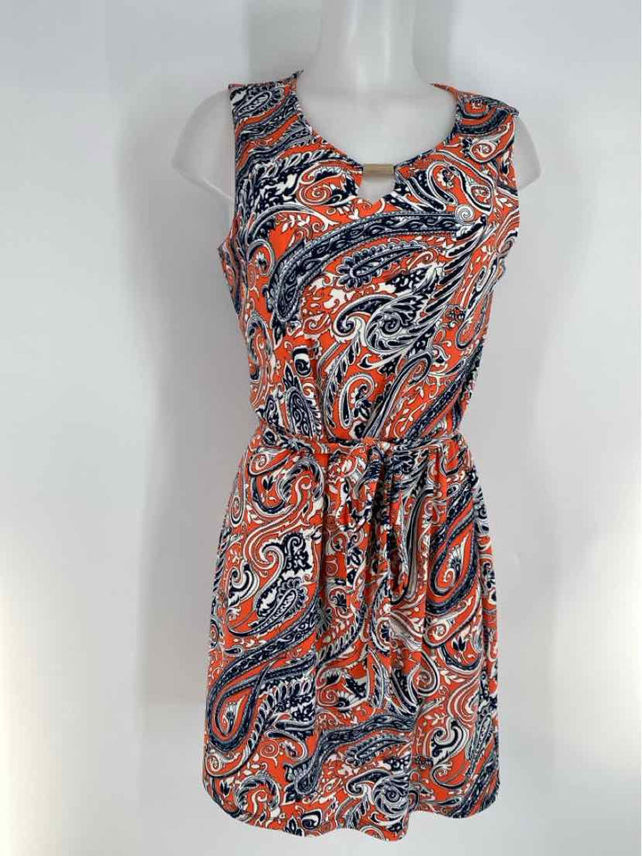 Size 8 Ann Taylor Multi-Color Dress