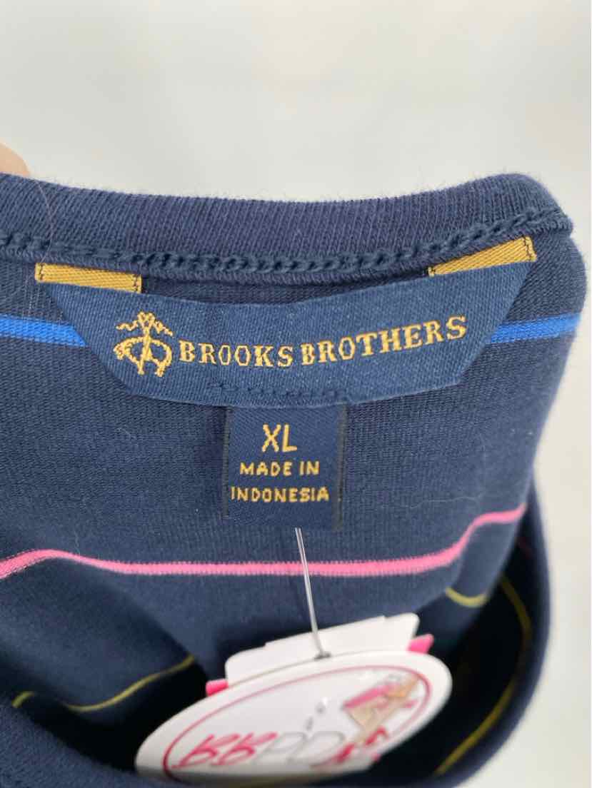 Size XL Brooks Brothers Navy Cotton Shirt