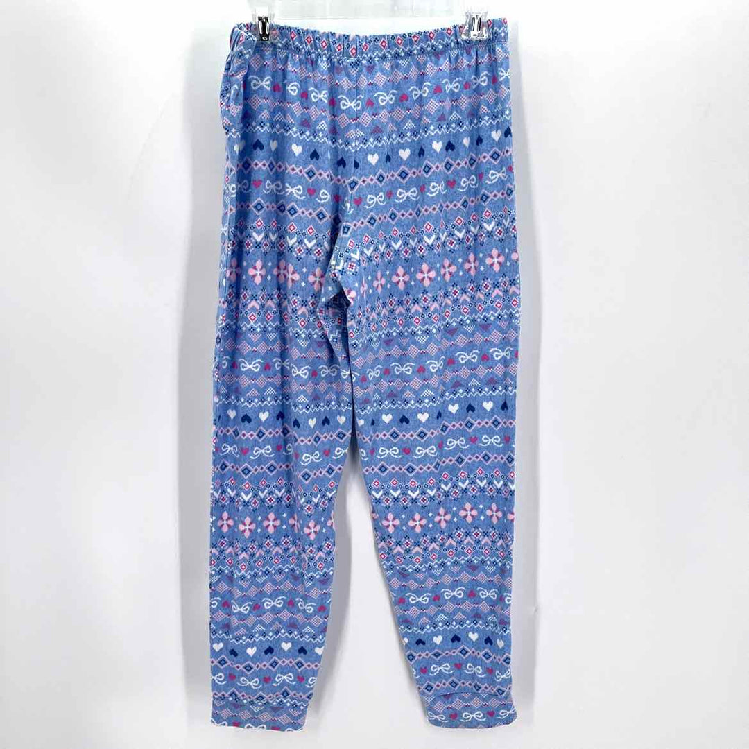 Size M CUDDLE DUDS Blue Print Pajamas