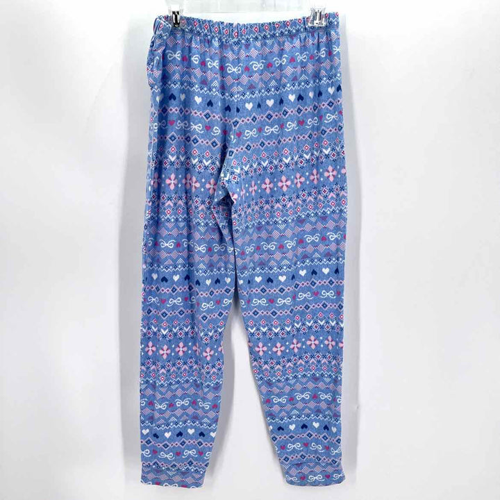Size M CUDDLE DUDS Blue Print Pajamas