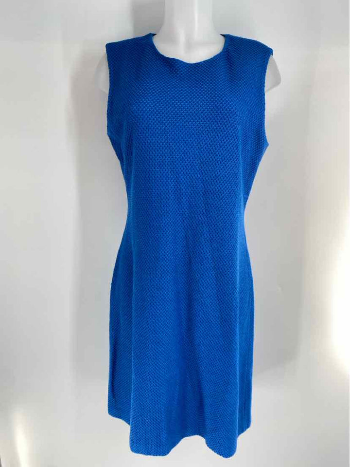Size 10 ST JOHN Blue Dress