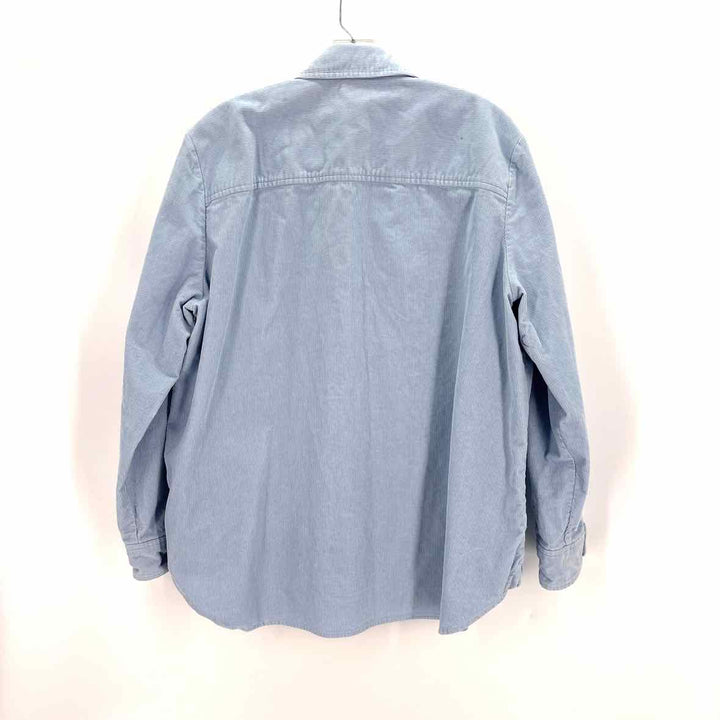 Size L J Crew Blue Corduroy Shirt