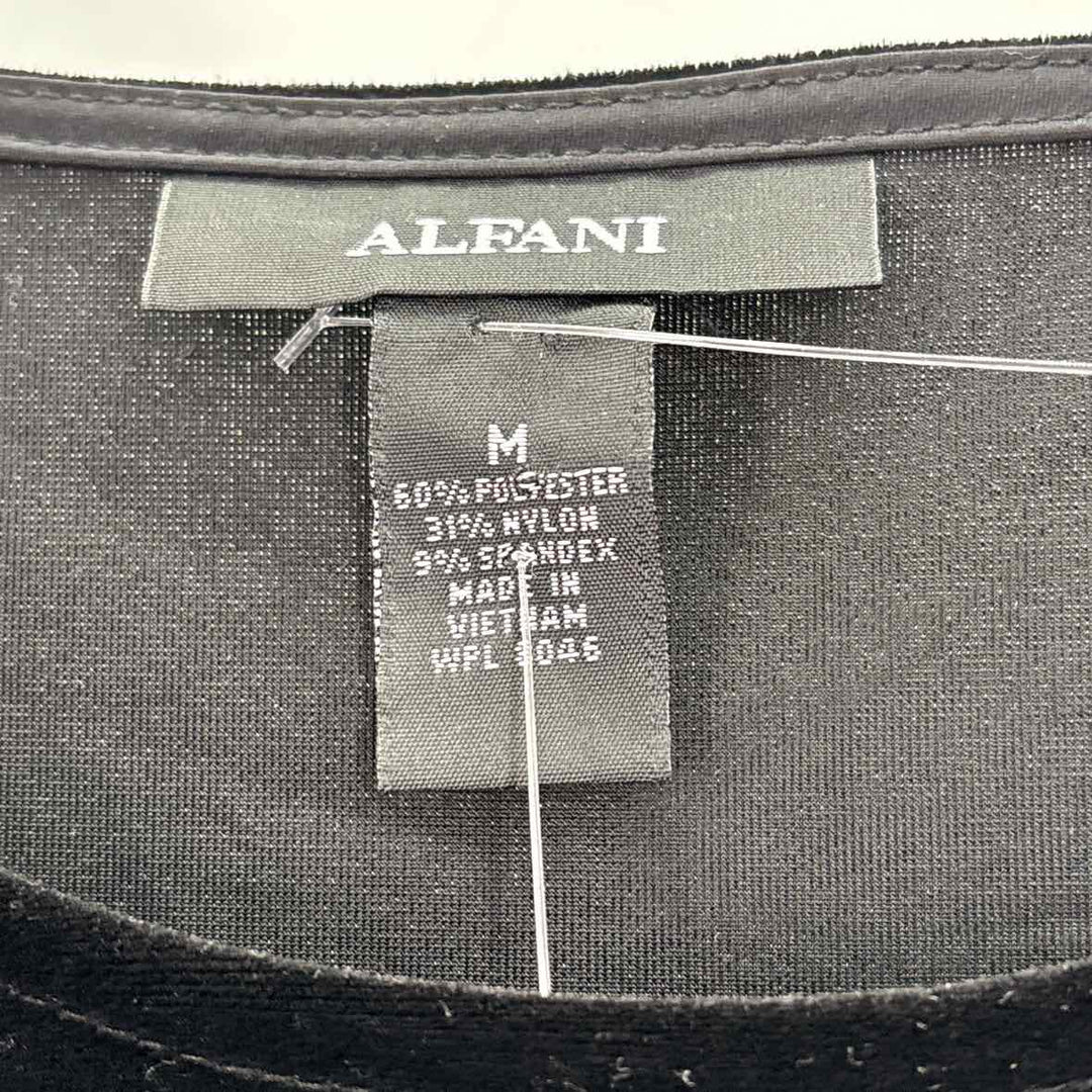Size M ALFANI Black Shirt