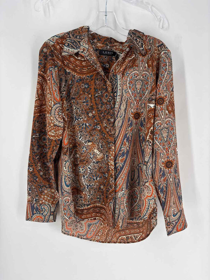 Size M RALPH LAUREN Brown Shirt