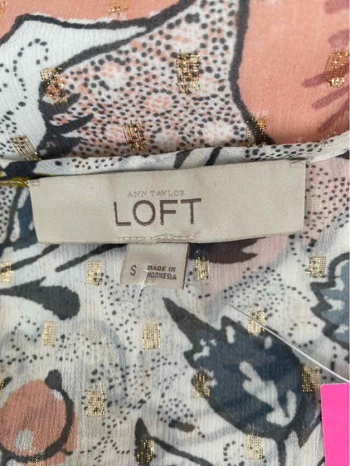 Size S LOFT Multi-Color Dress