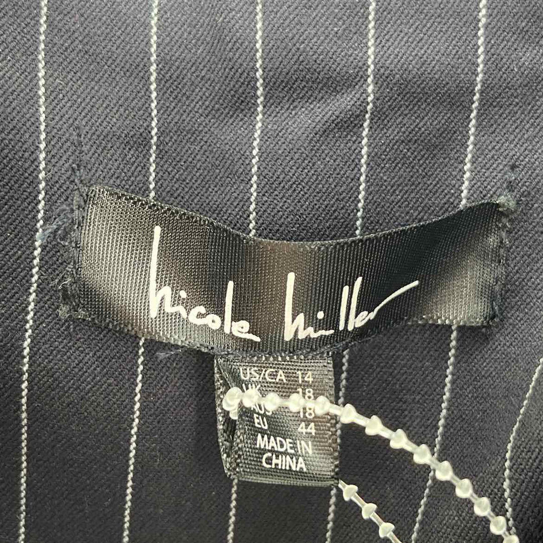 Size 14 NICOLE MILLER Navy Pants