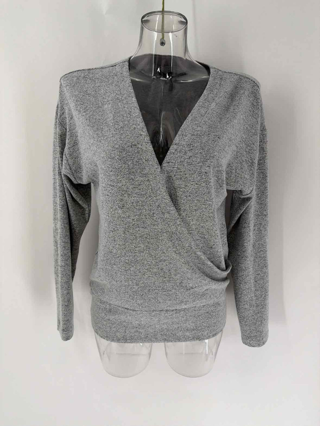 Size M White House Black Market Gray Shirt