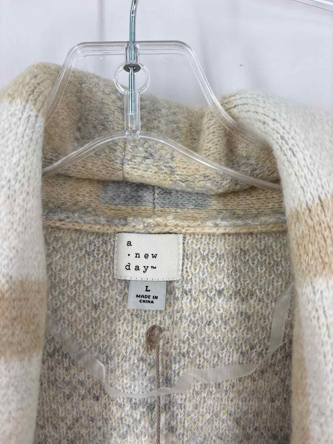 Size L A NEW DAY Tan Cardigan
