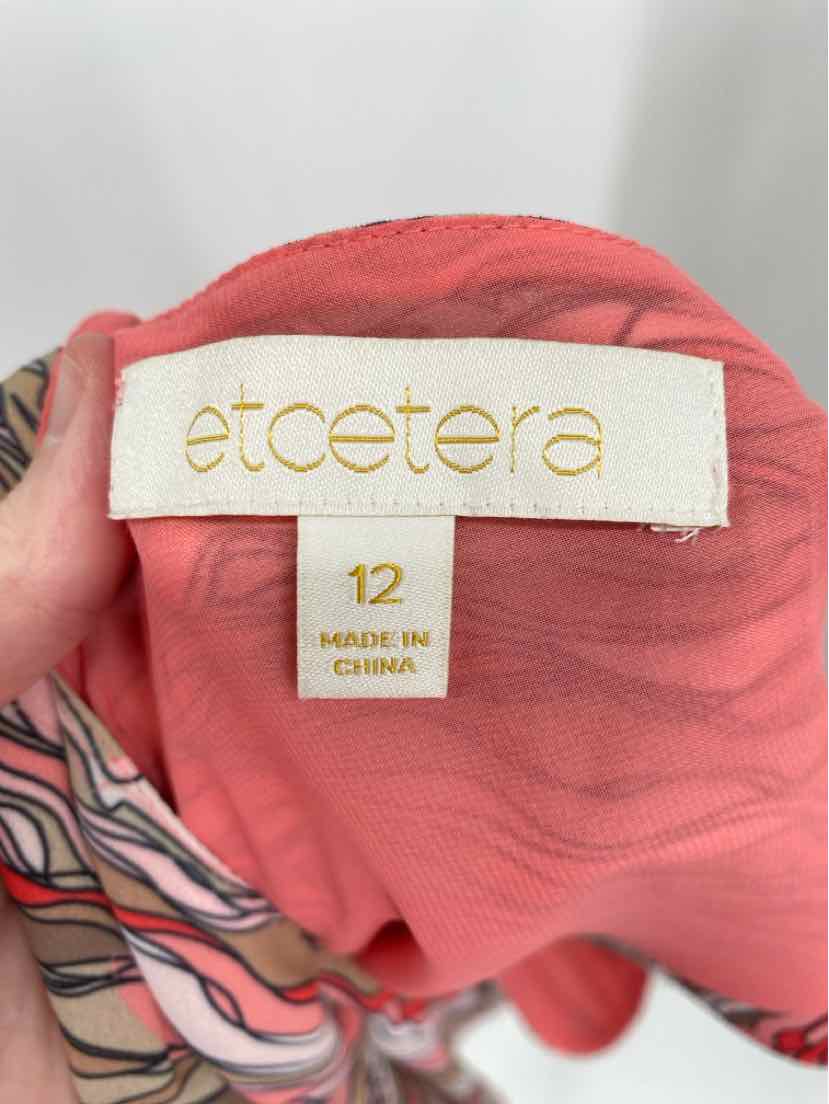 Size 12 ETCETERA PINK PRINT Shirt