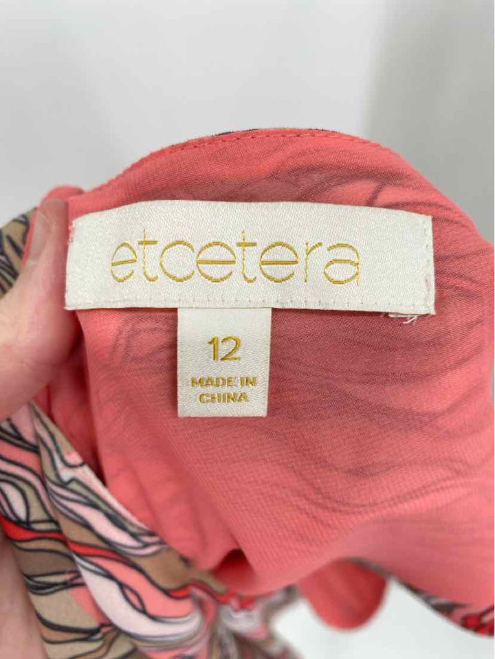 Size 12 ETCETERA PINK PRINT Shirt