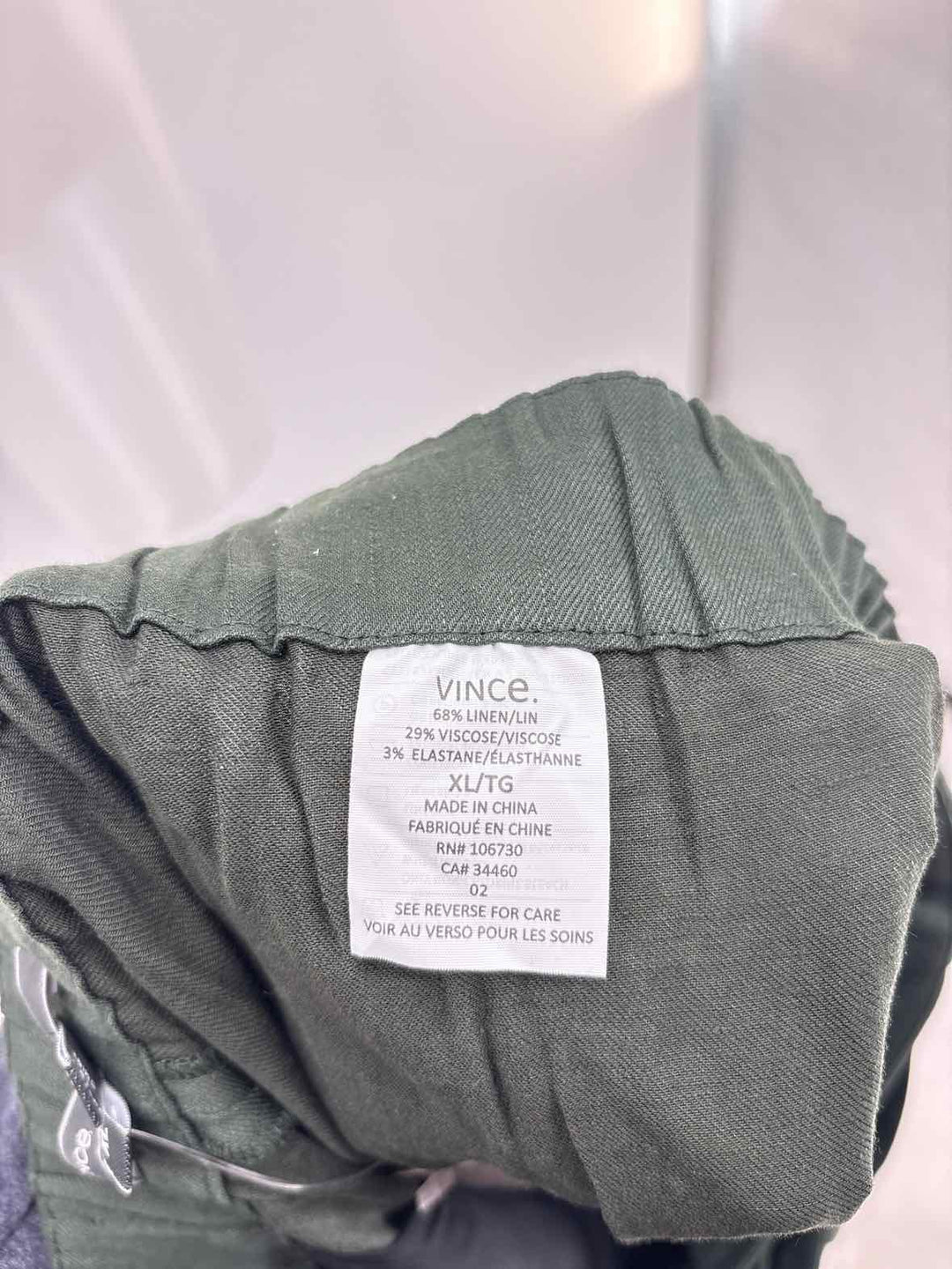 Size XL VINCE Olive Shorts