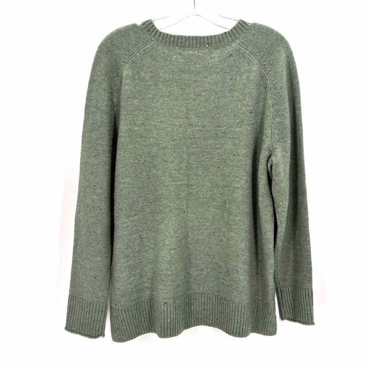 Size L LOFT Sage Knit Sweater