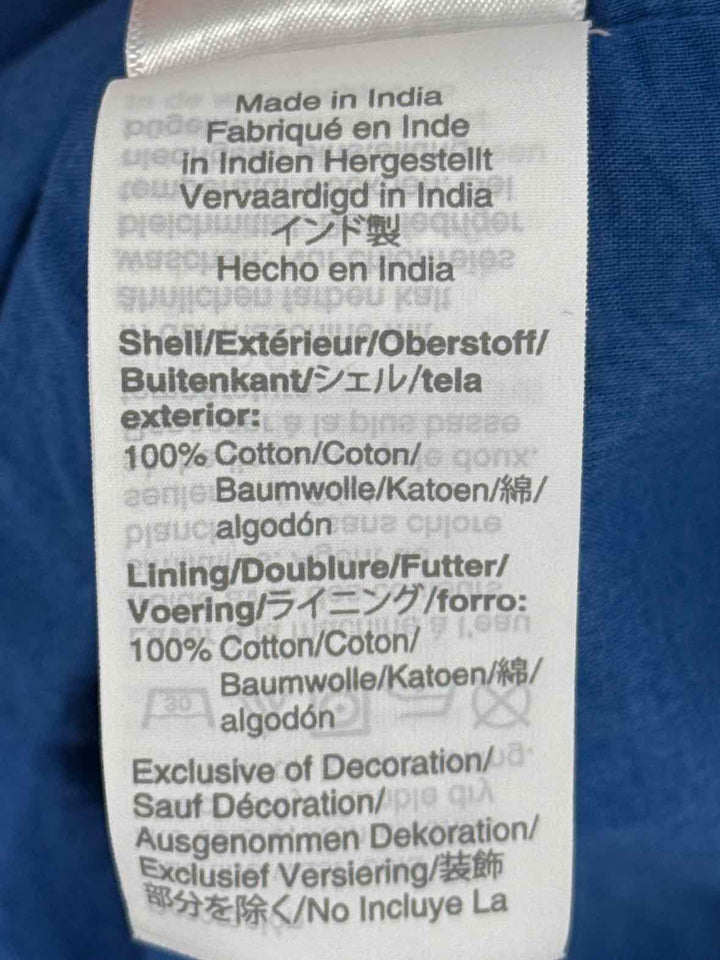 Size M J Crew Blue Print Dress