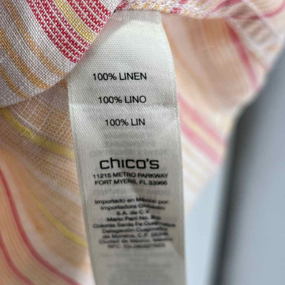 Size M/L Chico's Peach Shirt